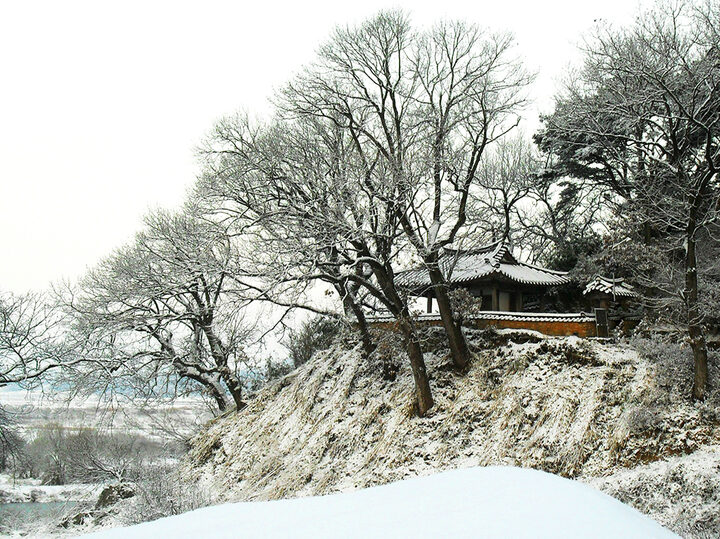함허정 설경