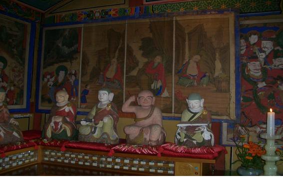 봉은사 영산전 십육나한상