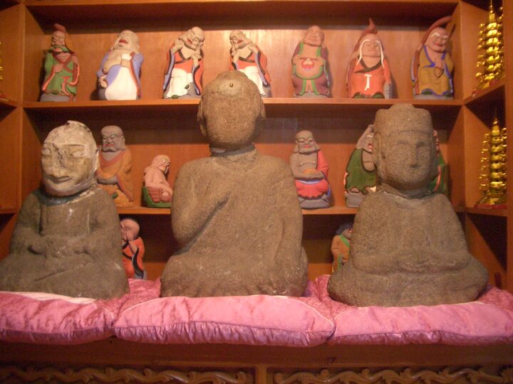 도선사 석 삼존불상