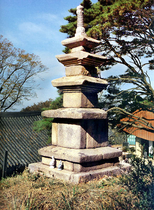 삼막사삼층석탑