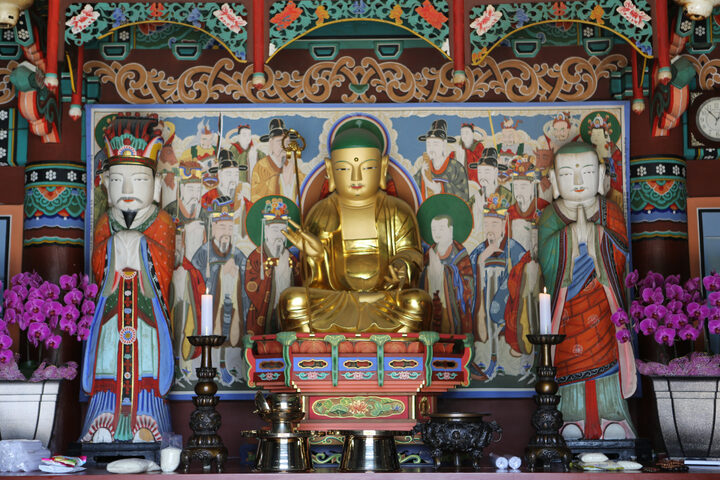 용주사 지장전목조지장보살좌상