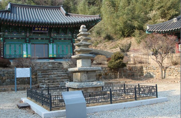등명사지 오층석탑