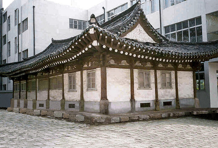 청주 청녕각(후면) 복원전