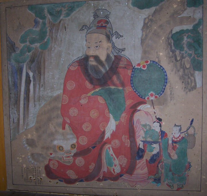 공주 상세동 산신도