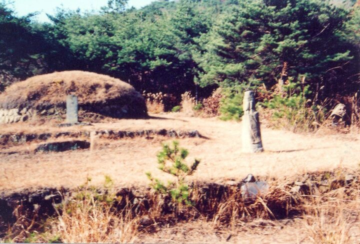 경절공 손중돈 정부인 홍씨의 묘갈, 석인상