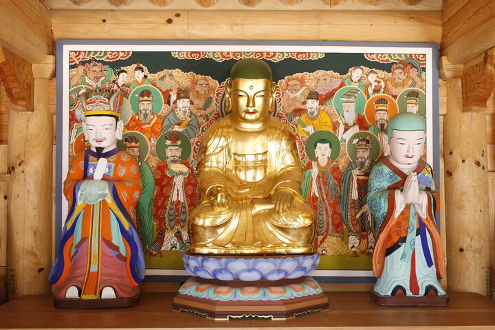 덕사 명부전삼존상