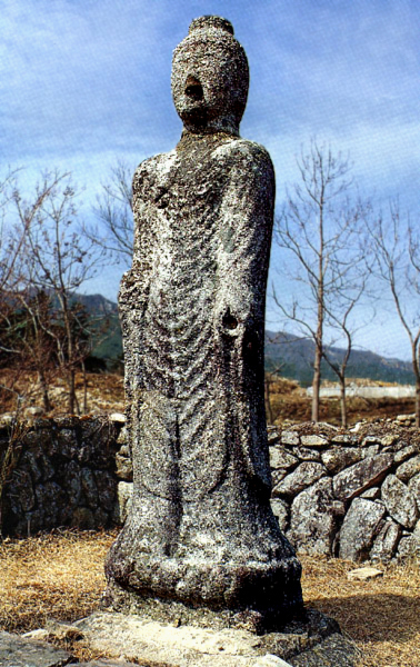 극락사지석조여래입상