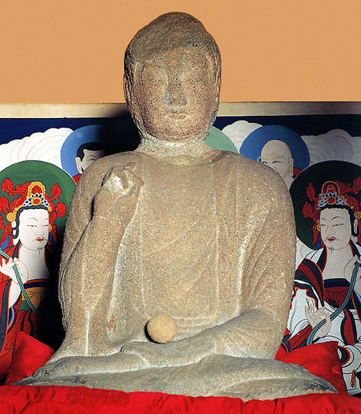 양화리석조여래좌상