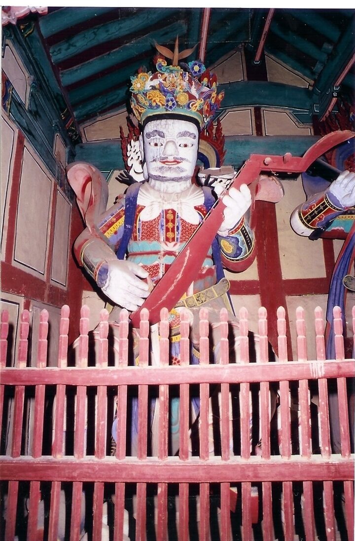 쌍계사 사천왕상(동주 지국천왕)