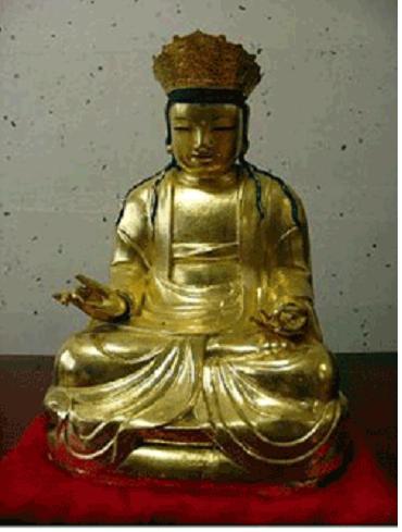 삼광사 목조보살좌상 정면