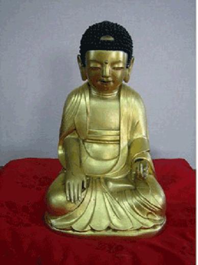 용문사 목조석가여래좌상 정면