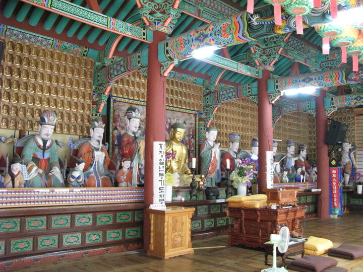 송광사명부전소조지장보살삼존상및권속상일괄