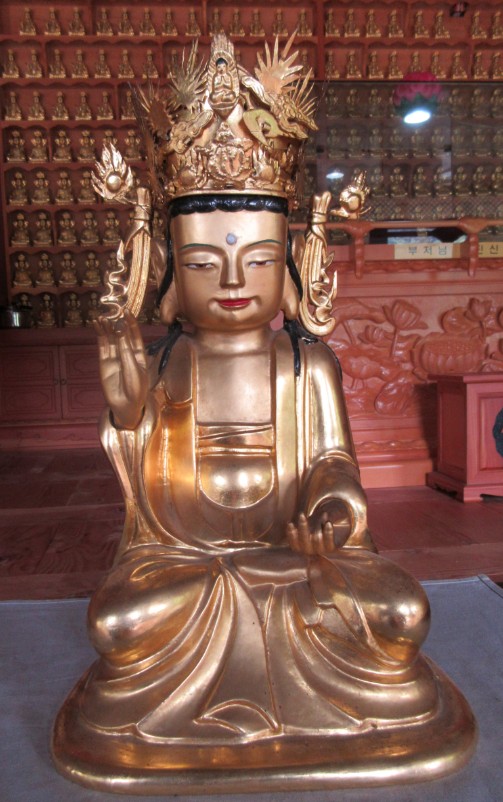 불상전면