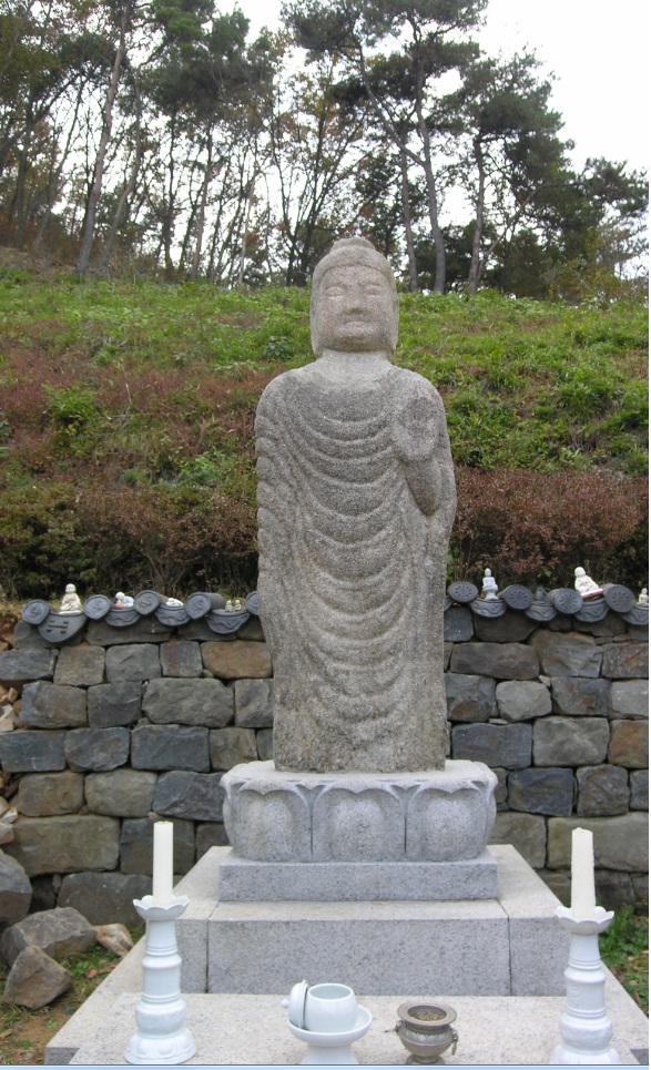 홍성 고산사 석조여래입상