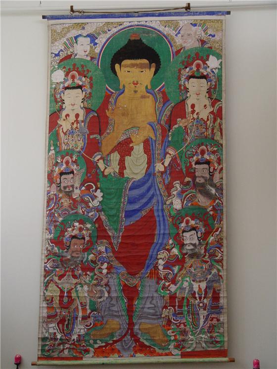 해인사 영산회 괘불도