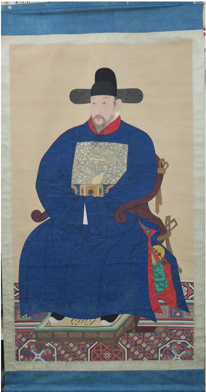 홍경주초상
