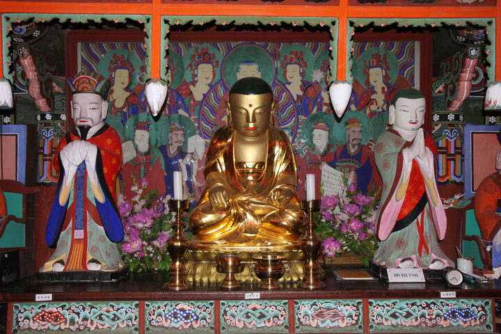 영천 영지사 명부전 석조지장시왕상 일괄