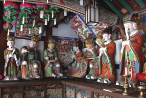 다보사 명부전 목조지장보살 및 시왕상