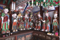 다보사 명부전 목조지장보살 및 시왕상
