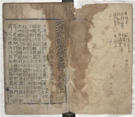 대방광원각수다라요의경 권상2의2