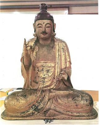 목조보살좌상