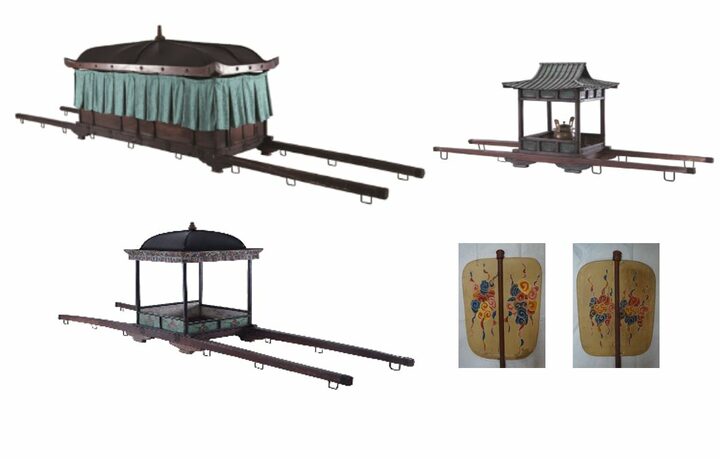 조경묘 가마와 의식구 일괄