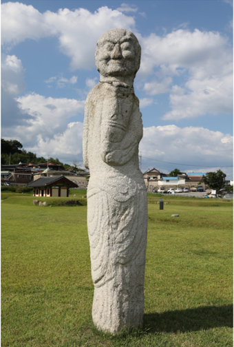 남원 만복사지 석조인왕상(전라북도)