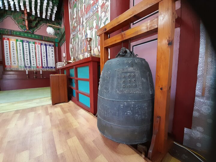 영국사 동종 전경