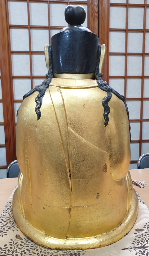 장연사 목조보살좌상 및 복장유물사진(청도군)
