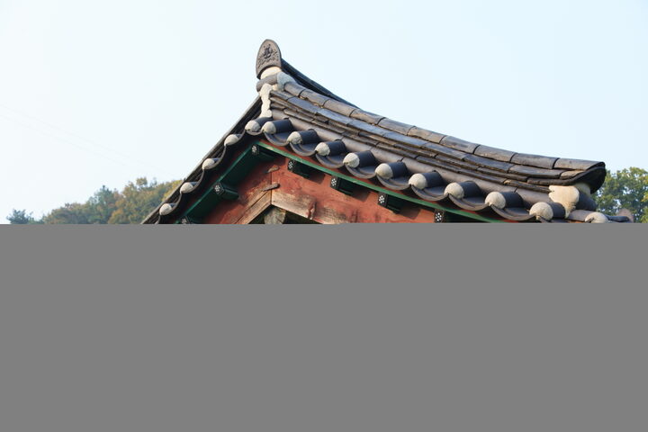 공주소학리효자향덕비_비각 지붕 (촬영년도 : 2015년)