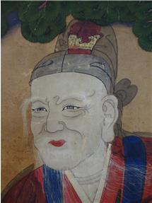 미타사 금수암 산신도