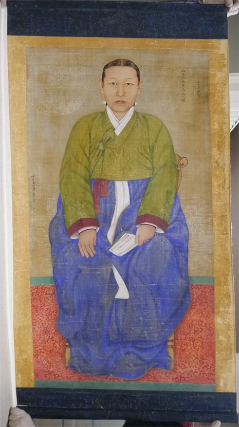 안필호, 숙부인 장흥마씨 부부 초상
