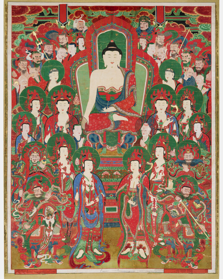 삼척 영은사 석가여래회도(월정사성보박물관)