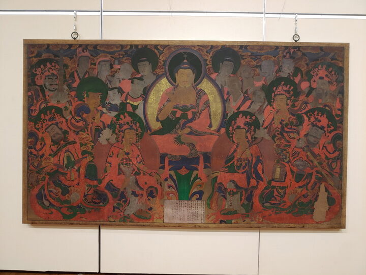 평창 오대산 중대 석가여래회도(월정사성보박물관)