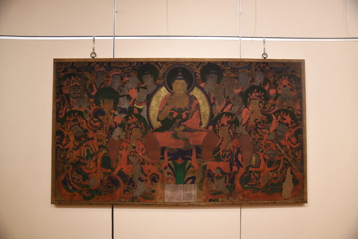 평창 오대산 중대 석가여래회도(월정사성보박물관)