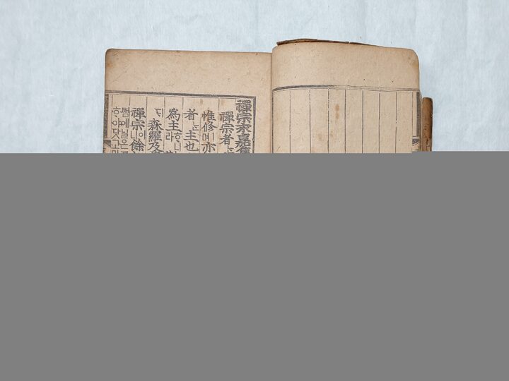 선종영가집언해권상1책(2021 경기도 지정문화재 정기조사 보고서)