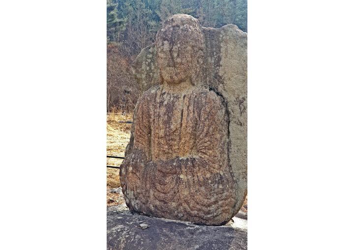 군위인각사석불좌상