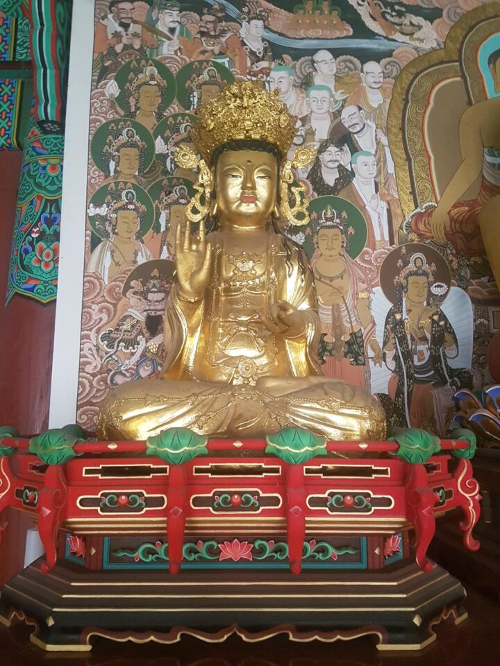 개심사 보현선원 목조보살좌상