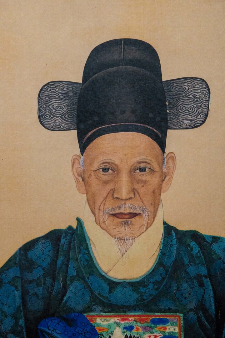 청양 모덕사 최익현초상(사진)_세부 (촬영년도_2024년)