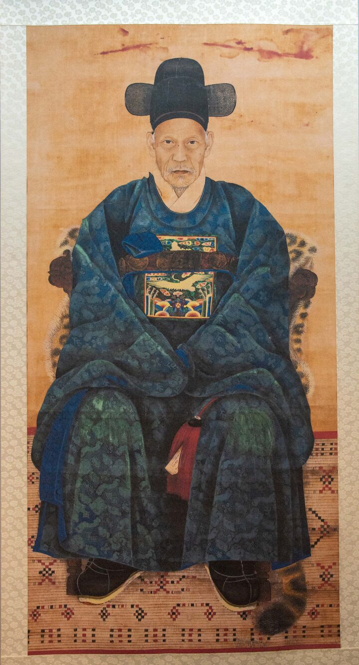 청양 모덕사 최익현초상(사진)_세부 (촬영년도_2024년)