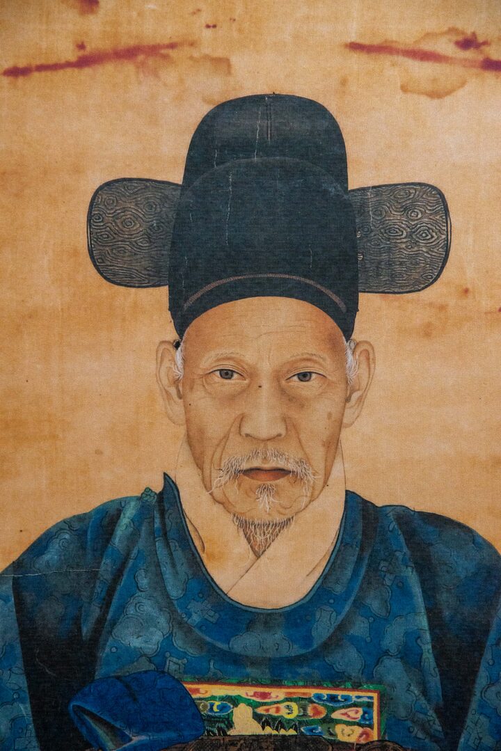 청양 모덕사 최익현초상(사진)_세부 (촬영년도_2024년)