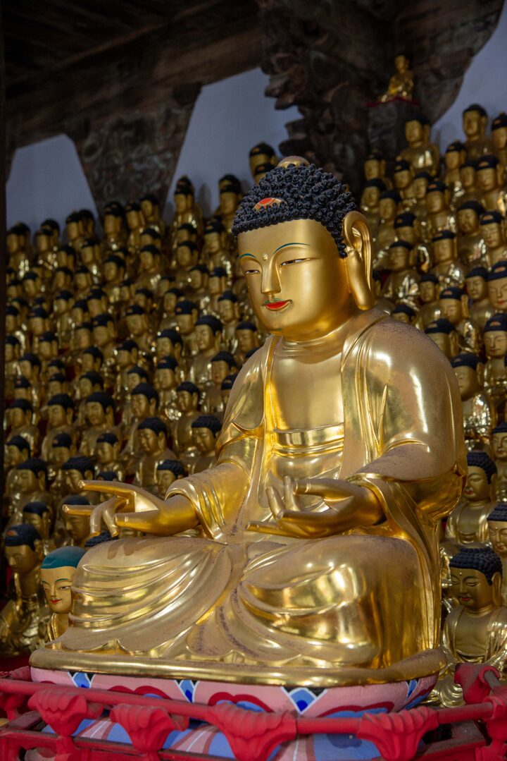 공주 마곡사 영산전 목조칠불좌상(사진)_비사부불 (촬영년도_2024년)