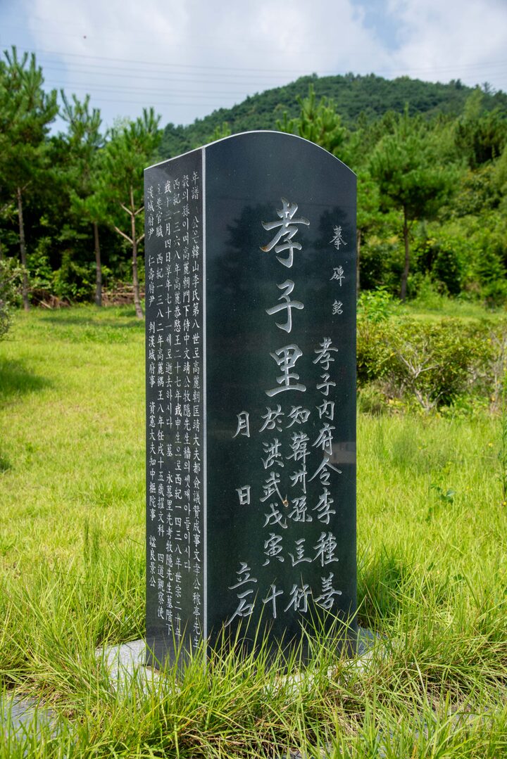 서천 이종선효자비(사진)_세부 (촬영년도_2024년)