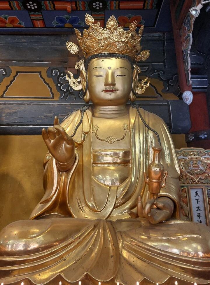 의왕 청계사 목조보살좌상