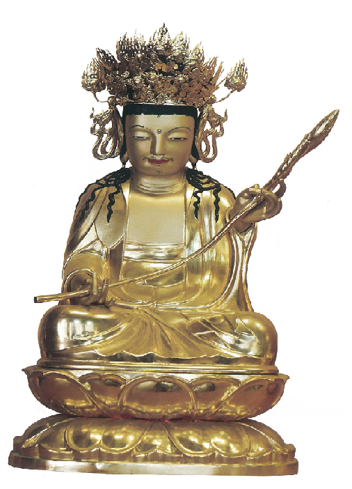 팔정사 목 보살좌상