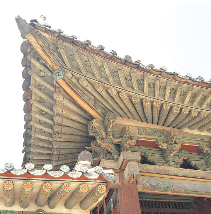 창경궁 명정문 처마와 공포