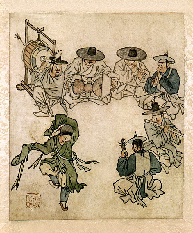 김홍도필 풍속도 화첩(金弘道筆 風俗圖 畵帖)무동