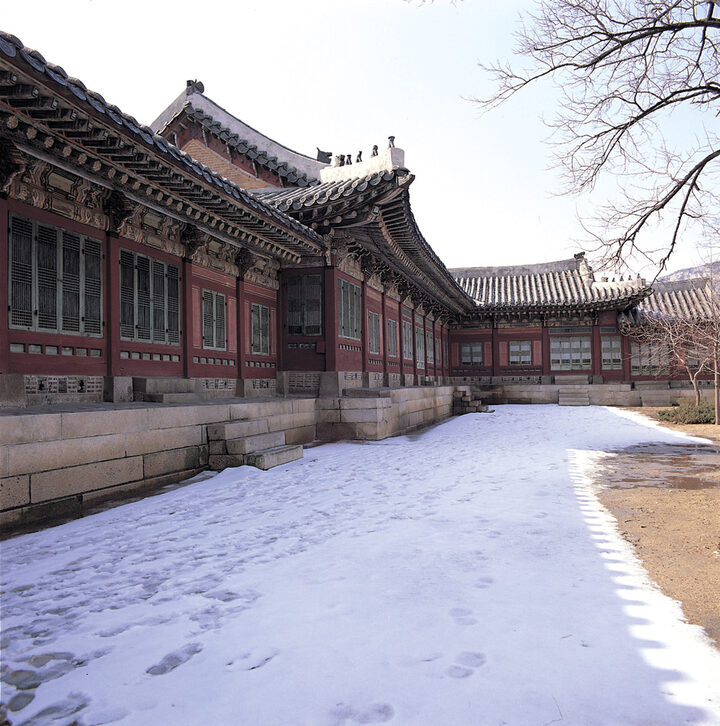 경복궁 자경전의 배면