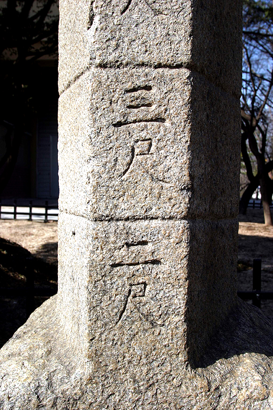 수표눈금자