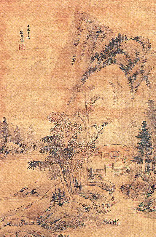 정선필 육상묘도(鄭敾筆 毓祥廟圖)